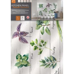 Paraschizzi cucina adesivo stile Shabby spices 65x47 cm