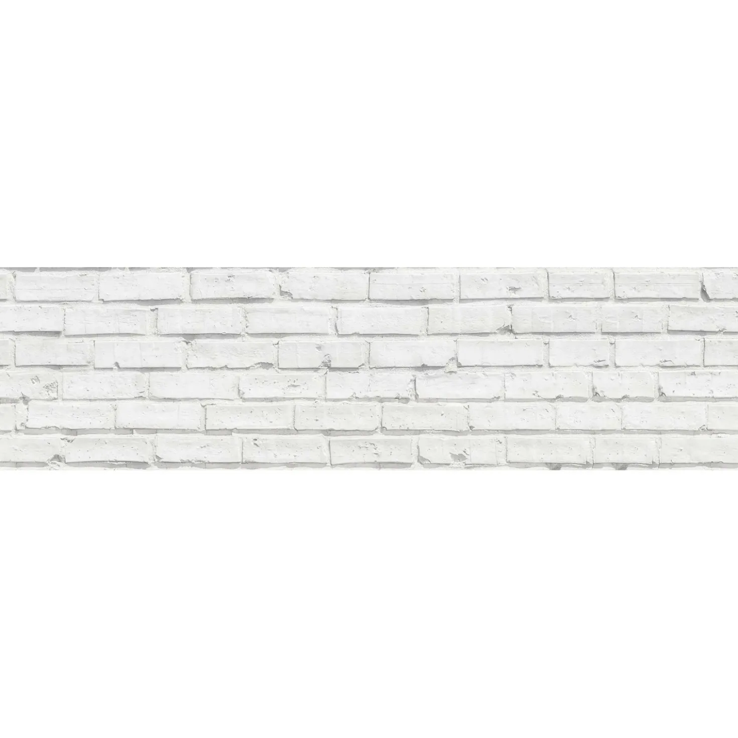 Paraschizzi cucina adesivo White Bricks 45x180 cm