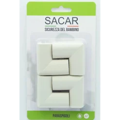 Paraspigoli per angoli in gomma bianco h 25