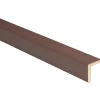 Paraspigolo in ayous liscio noce 20 mm x 20 mm