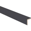 Paraspigolo in mdf rivestito in melaminico nero 278 mm