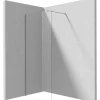 Parete doccia a scomparsa Idrostile 900x1950 mm acciaio spazzolato
