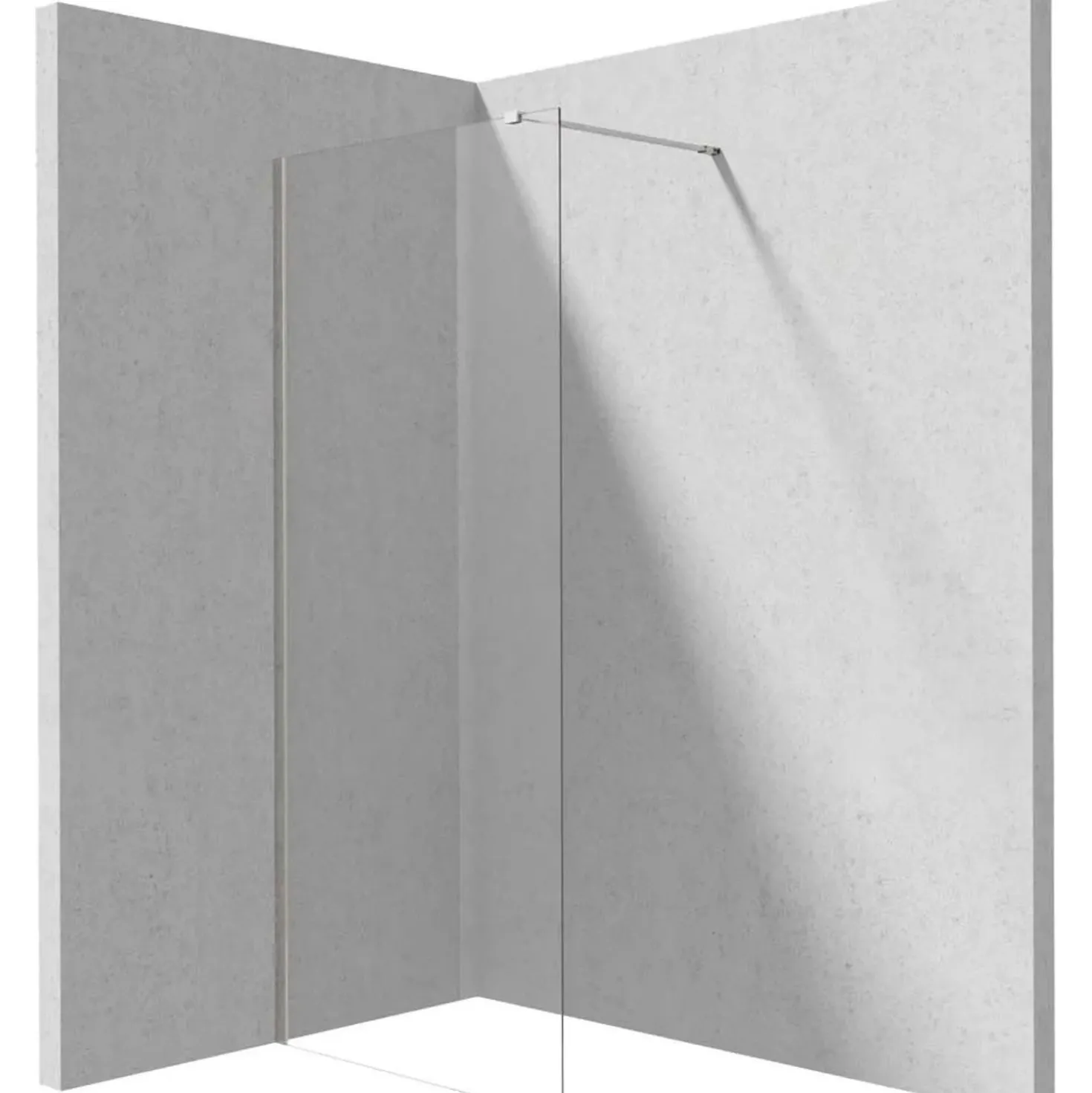 Parete doccia a scomparsa Idrostile 900x1950 mm cromo