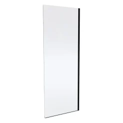 Parete doccia fissa Slim 97,5-99x200 cm nera