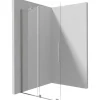 Parete doccia scorrevole Cabaiguán Idrostile 800x1950 mm acciaio spazzolato