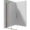 Parete doccia scorrevole Cabaiguán Idrostile 800x1950 mm bronzo spazzolato