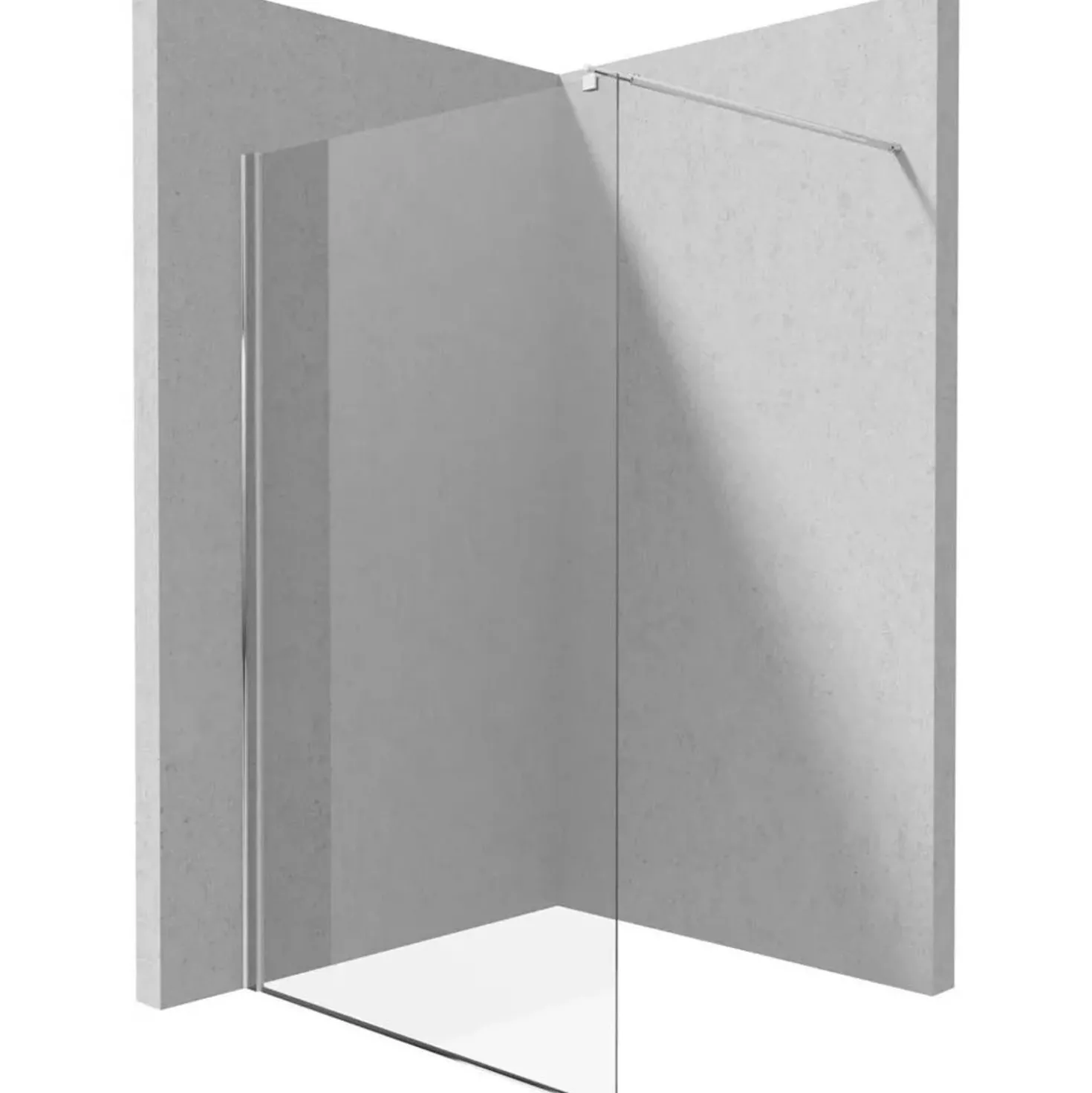 Parete doccia walk-in Idrostile 1200x2000 mm cromo