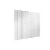 Parete posteriore per legnaia Biohort WoodStock 230 grigio quarzo metallizzato
