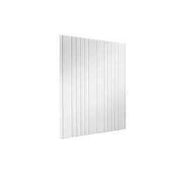 Parete posteriore per legnaia Biohort WoodStock 150 grigio quarzo metallizzato
