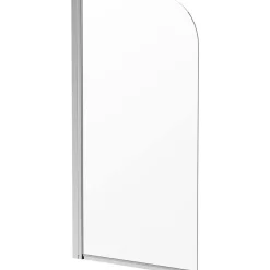 Parete vasca da bagno Idrostile 80x140 cm cromo