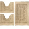 Parure 3 pezzi in cotone naturale