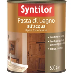 Pasta di legno all`acqua effetto noce 500 g