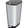 Pattumiera a pedale Chic Bin Steel L 42 l argento
