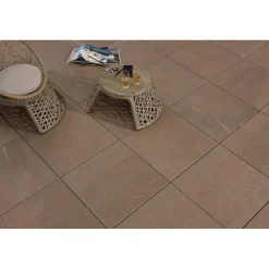 Pavimento colosseo marrone porfido 60 x 60 x 2 cm