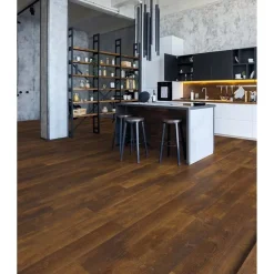 Pavimento SPC Incando noce sp 5+1 mm 121x19,2 cm