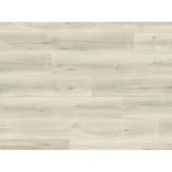 Pavimento SPC Orchid Oak grigio chiaro sp 4+1 mm 128x19,2 cm