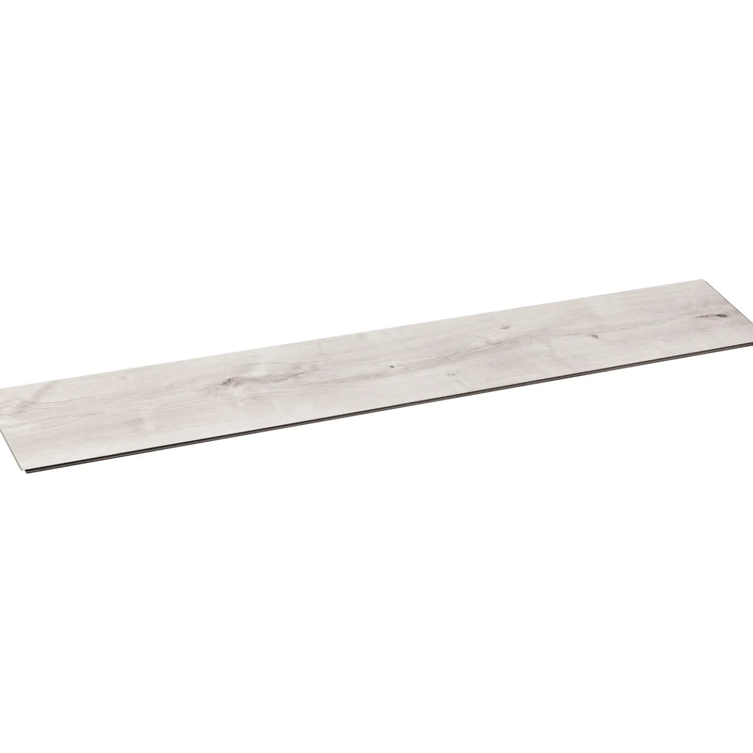 Pavimento SPC rovere bianco sp 3,5+1 mm 122x18 cm