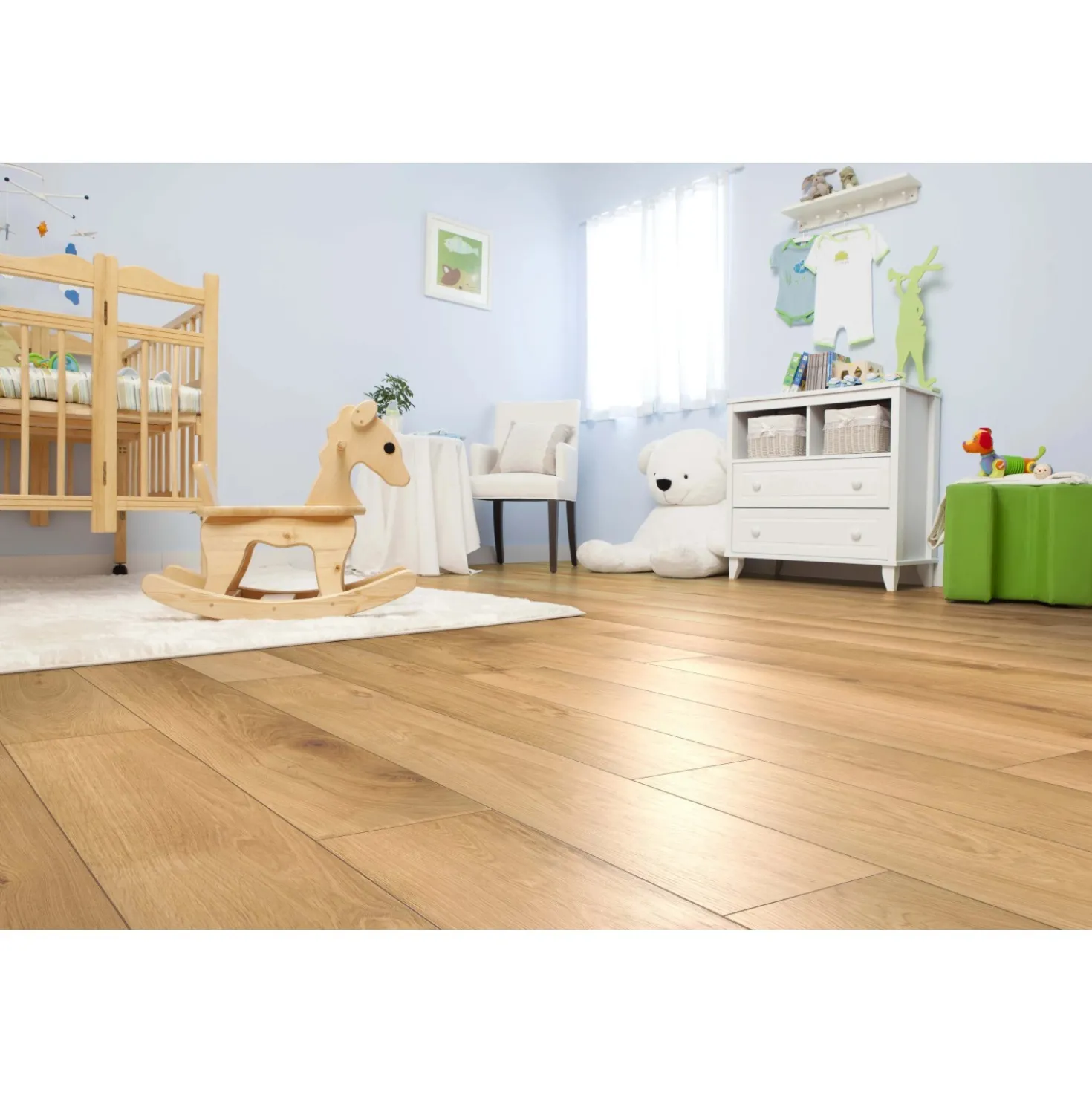 Pavimento SPC Scandipure rovere sp 5+1 mm 121x19,2 cm