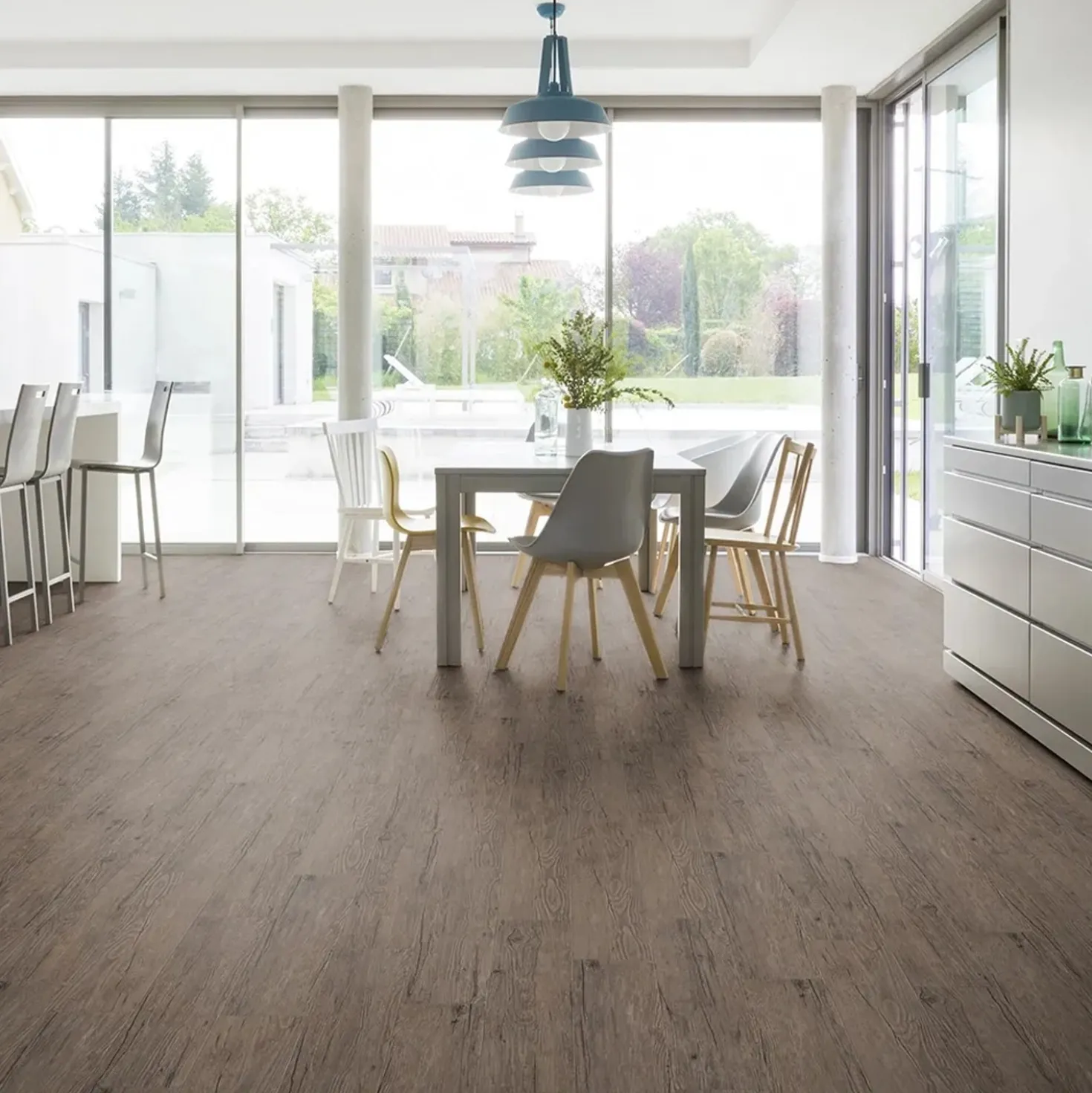 Pavimento vinilico Gerflor Senso audtoadesivo Noisette sp 2 mm 91,4x15,2 cm