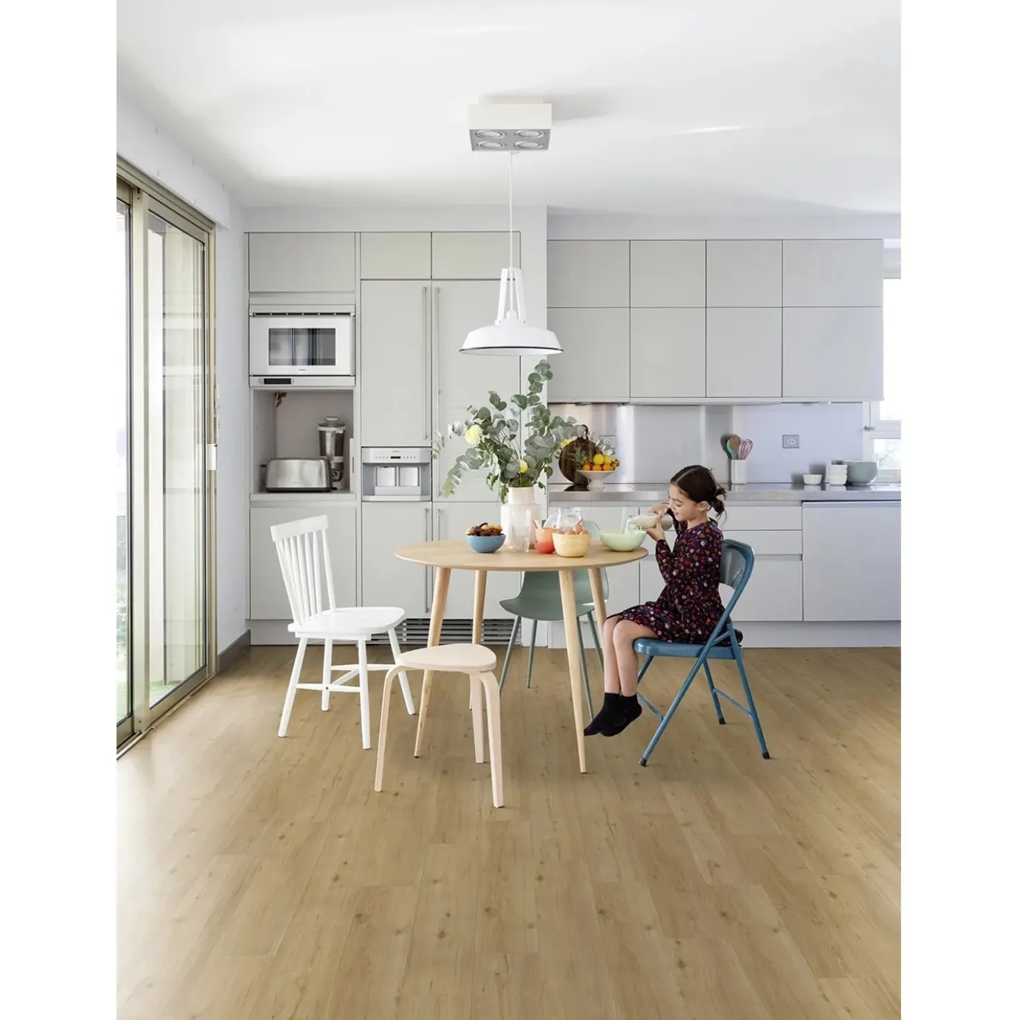 Pavimento vinilico Senso Premium Clic 55 Columbia sp 4,5 mm 123,9x21,4 cm