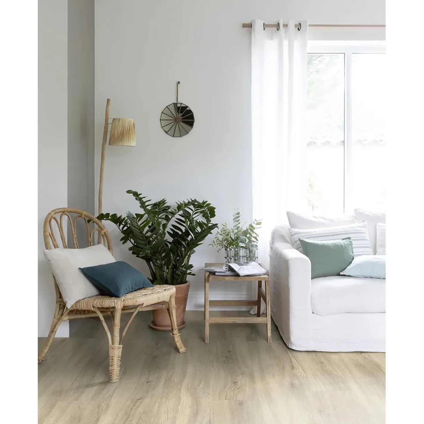 Pavimento vinilico Senso Easy Premium adesivo Lord Light sp 4 mm 121,9x18,4 cm