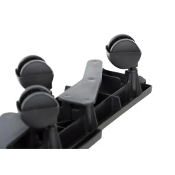 Pedana con ruote rettangolare Dolly max.170 kg 8x36x10 cm
