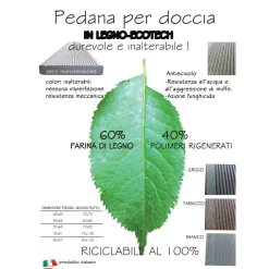Pedana doccia Ecotech 60x60 cm bianco