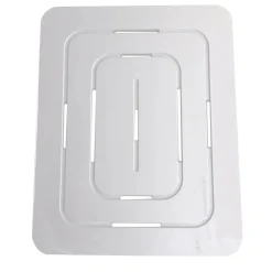 Pedana doccia in Okumè Marino 54x68 cm bianco