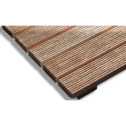 Pedana doccia larice 58x58 cm naturale