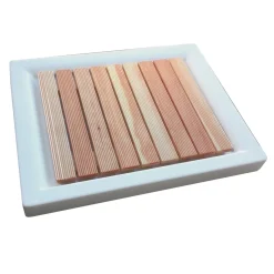 Pedana doccia larice 55x68 cm naturale