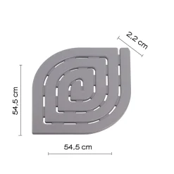 Pedana doccia Spirale grigio