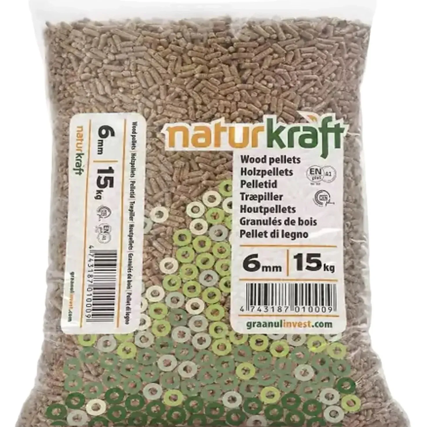 Pellet Naturkraft conifera - Sacco da 15 kg