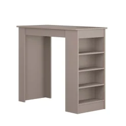 Penisola Swallow con piano e struttura mocha 117x54x102 cm
