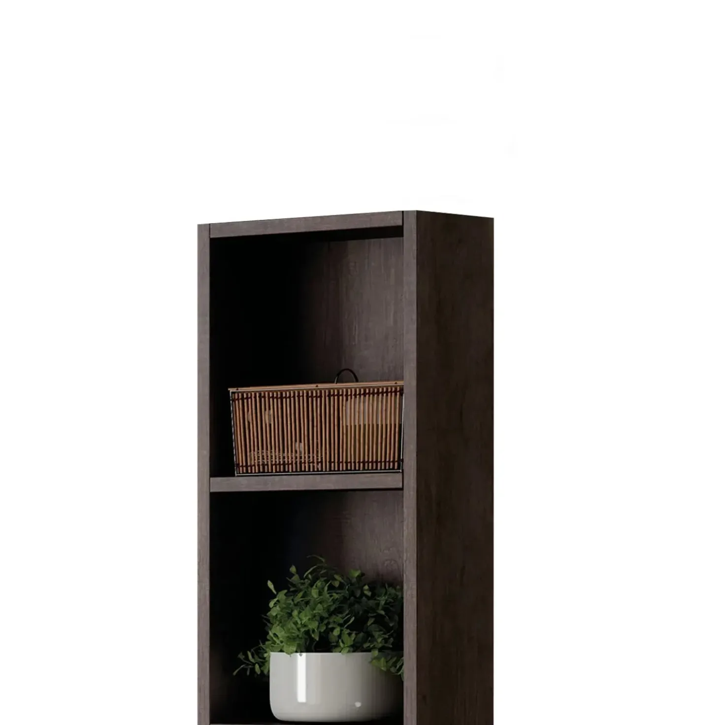 Pensile a giorno Bali rovere scuro 30x60x17 cm