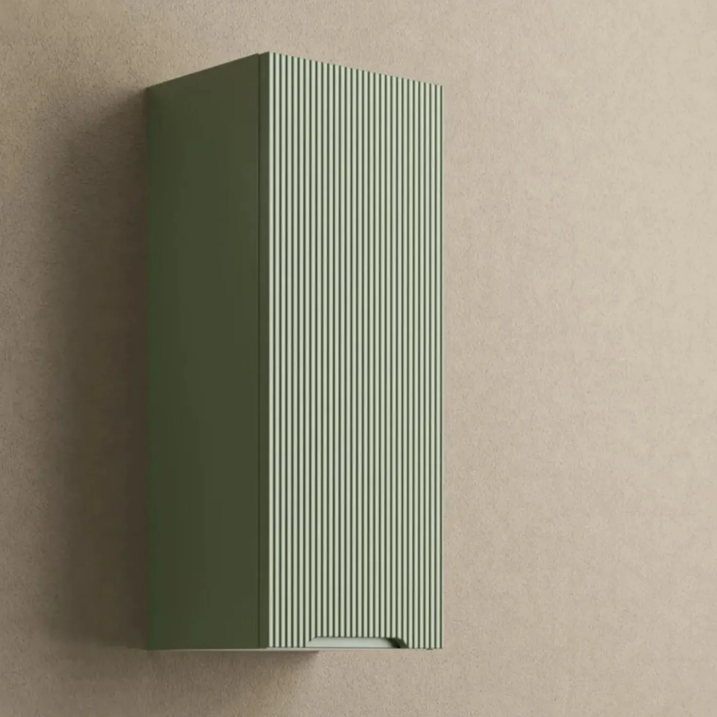 Pensile bagno con 1 anta Zeus 81x34 cm apertura destra verde reseda opaco