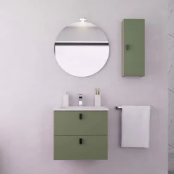 Pensile bagno reversibile 1 anta 25x68x18 cm assortito
