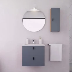 Pensile bagno reversibile 1 anta 25x68x18 cm assortito
