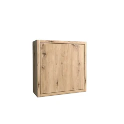 Pensile bagno sospeso con anta 34 cm rovere nodato
