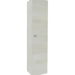 Pensile con anta dx reversibile rovere bianco 31,5x140x16 cm