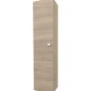 Pensile con anta sx reversibile rovere beige 31,5x140x16 cm