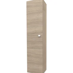 Pensile con anta sx reversibile rovere beige 31,5x140x16 cm