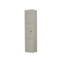 Pensile con anta sx reversibile rovere bianco 31,5x140x16 cm