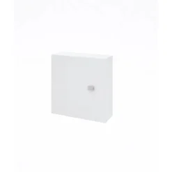 Pensile cubo anta reversibile bianco lucido 45x45x16 cm