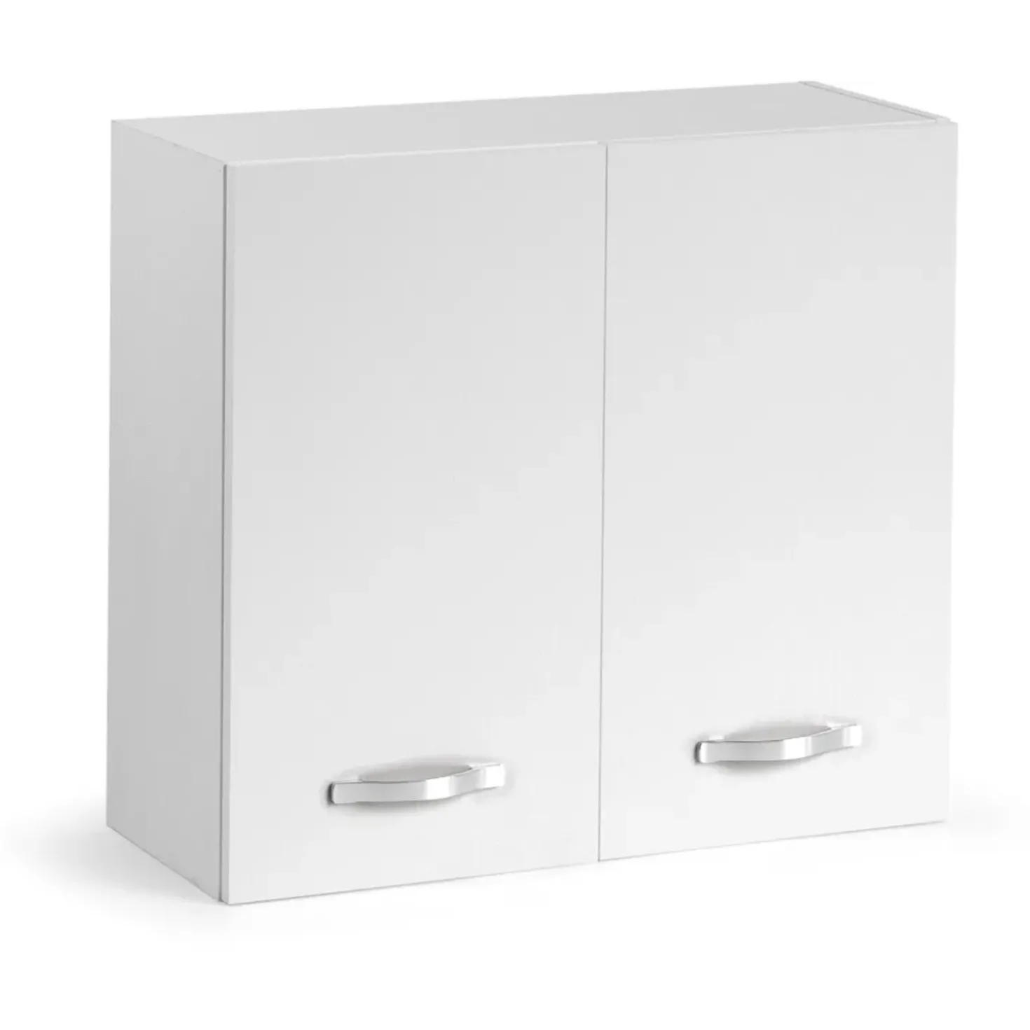 Pensile cucina 2 ante 80 cm bianco frassinato