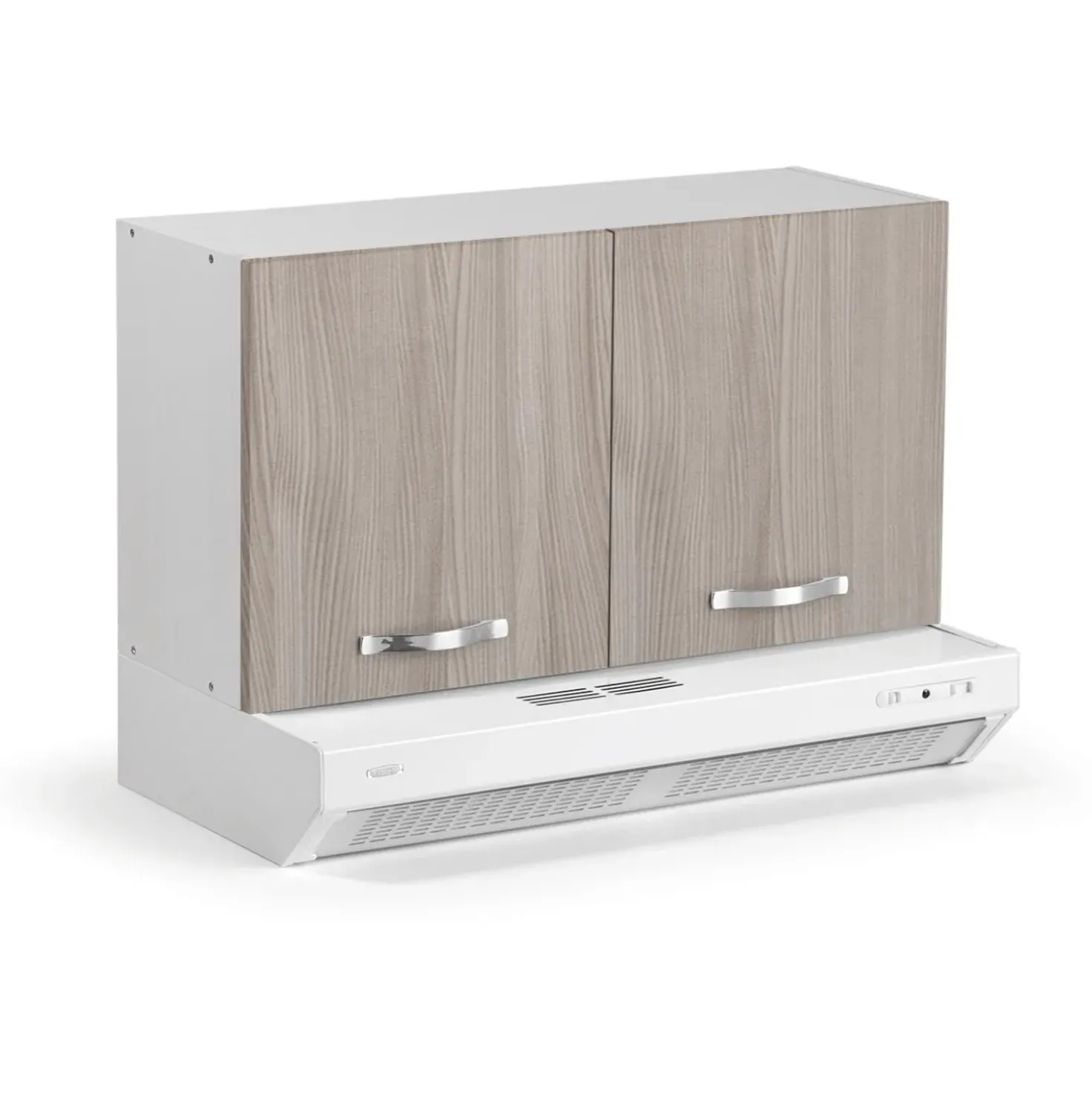 Pensile cucina sopra cappa 2 ante 90 cm olmo