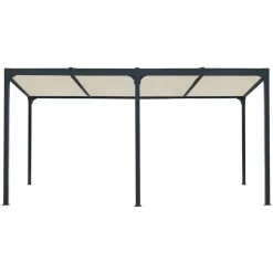 Pergola bioclimatica in alluminio 3630 ecru 360x300 cm
