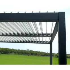 Pergola bioclimatica in alluminio Tennessee 300x300 cm antracite