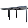 Pergola bioclimatica in alluminio Solanum Twin 300x600xH240 cm antracite