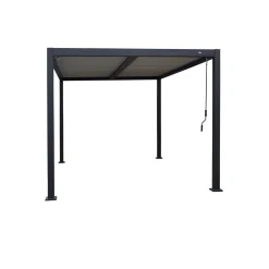 Pergola bioclimatica in alluminio Solanum Plus 300x400xH240 cm antracite