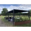 Pergola bioclimatica in alluminio 3660 antracite 360x600 cm